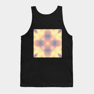 Optical illusion soft circles Tank Top